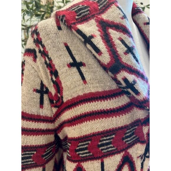 Ralph Lauren Southwestern Wool Cardigan Sweater Size Small - Picture 4 of 12